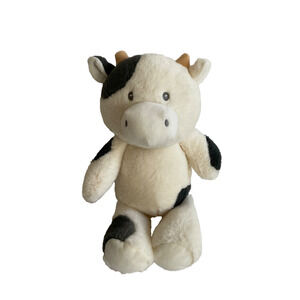 Kellytoy Cow Baby Toy Plush Stuffed Animal Crib Cream Black Kids Infant